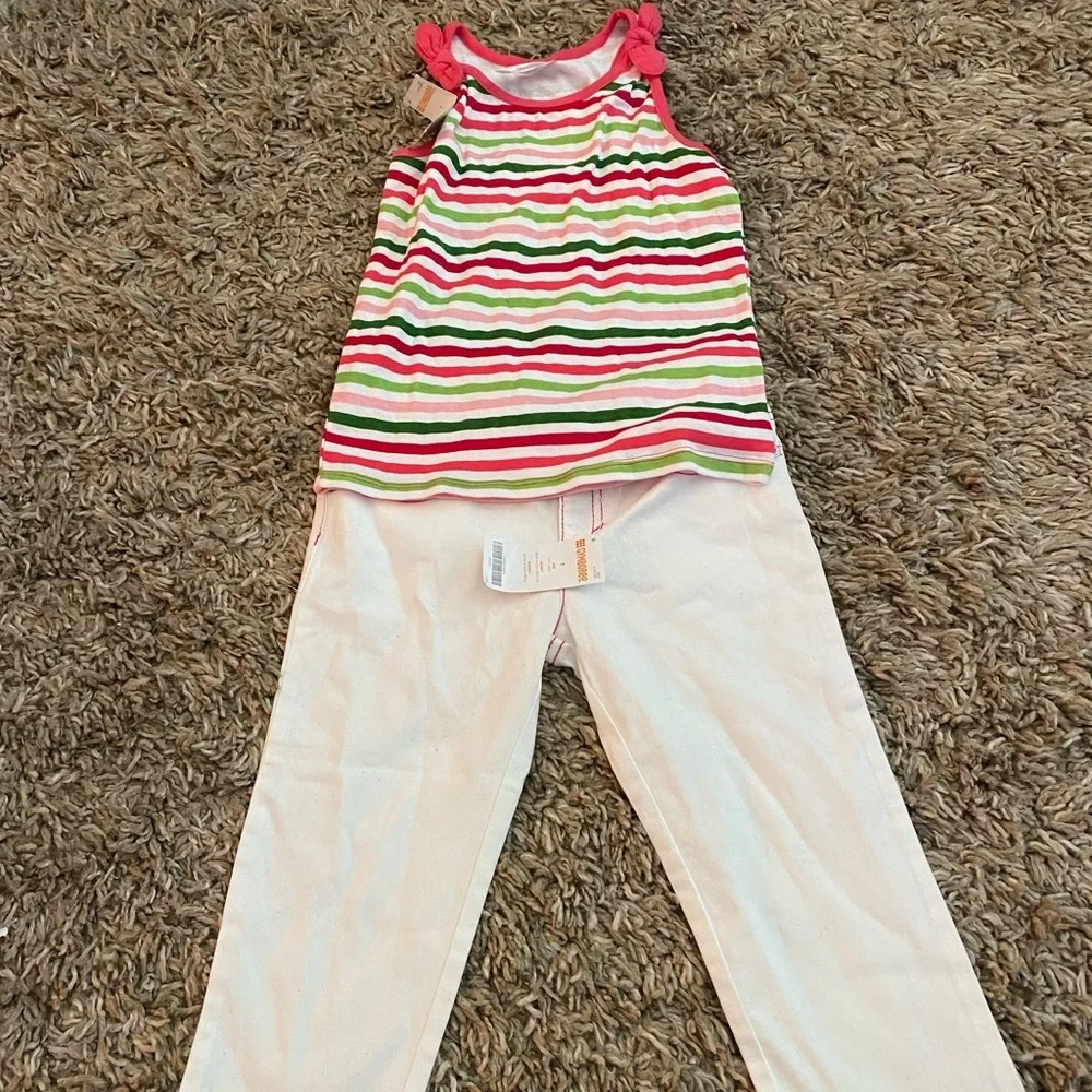 NWT gymboree capris and top size 7